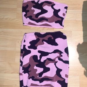 Camo Skirt Set